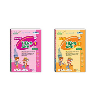Sách - Global Success - Bộ Đề Kiểm Tra Định Kỳ 4 Kỹ Năng Tiếng Anh Lớp 7 - Có Đáp Án - Combo 2 Tập - Minh Thắng