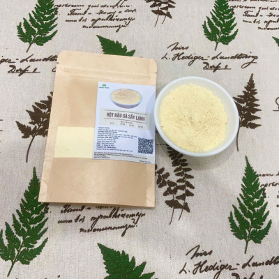 Combo 5 loại bột sấy lạnh: bột đậu gà, bột đậu lăng đỏ, bột đậu hà lan, bột đậu nành đen xanh lòng, bột yến mạch tươi nguyên chất, siêu mịn, không biến đổi gen (mỗi gói 100g)