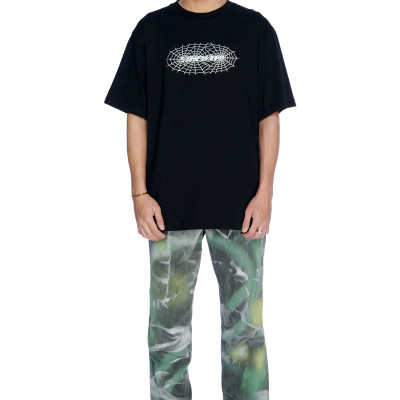 5THEWAY /spider web/ NEW TEE in BLACK aka Áo Thun Đen