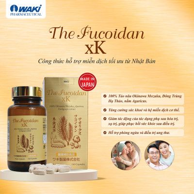 Thực phẩm bảo vệ sức khỏe THE FUCOIDAN xK (180 viên/ hộp) tặng 24 viên trị giá 704k