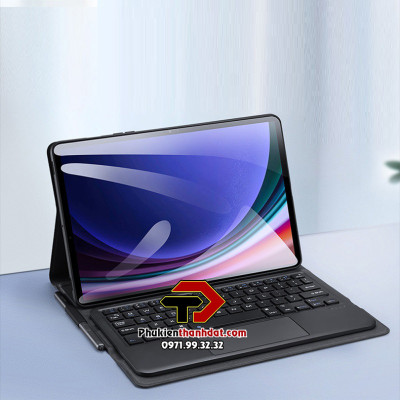 Bao da kèm bàn phím cho SamSung Galaxy Tab S9 FE, Tab S10+ Plus, Tab S9, Tab S9+ Plus, Tab S7 FE, Tab S7+ Plus, Tab S7/S8, S8+ Plus chính hãng Dux Ducis có bàn di chuột TrackPad - Hàng chính hãng 
