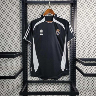 Áo Bóng Đá Retro Real Madrid 2006/2007 - Sân Khách bản cao cấp vải Cotton Polyester