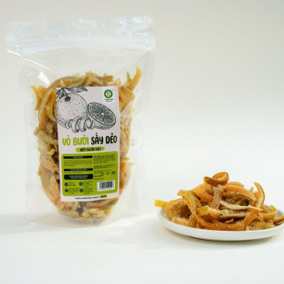 VỎ BƯỞI SẤY DẺO - BÁNH MỨT THÀNH LONG - TÚI 200G - VIỆT NAM