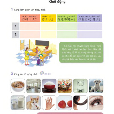 Sách - Combo: Trọn bộ giáo trình chuẩn YCT Tập 1-2-3-4-5-6 +DVD