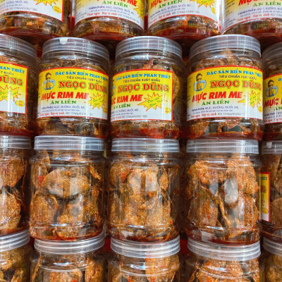 Đặc sản Phan Thiết - Mực Rim Me Đã Chế Biến Ăn Liền Gói 50 Gram Sản Phẩm Trải Nghiệm Là Món Ăn Ngon Ơi Là Ngon. Hạn Sử Dụng 6 Tháng Kể Từ Ngày Đặt Hàng - OCOP 4 Sao