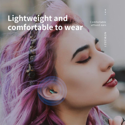 CINCATDY Tai Nghe Bluetooth V5.0 Earbuds Gaming Headphone True Wireless Headset SK1 - Hàng Chính Hãng