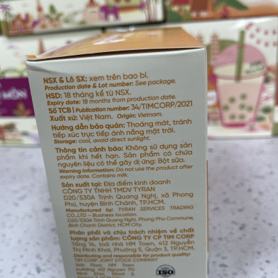 Bột Trà Sữa Truyền Thống 3in1 Déli - Hộp 320gr (8 gói), pha chế trà sữa tiện lợi, nhanh chón