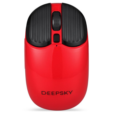 DEEPSKY BG90 Chuột sạc không dây hai chế độ BT5.0 + 2.4G với 6 DPI có thể chơi game trong văn phòng - màu vàng