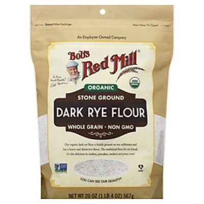 Bột mỳ đen (dark rye flour) hữu cơ Bob