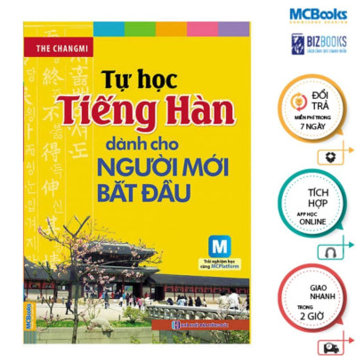 Sách - Ngữ Pháp Tiếng Hàn Thông Dụng Sơ Cấp + Tự Học Tiếng Hàn Dành Cho Người Mới Bắt Đầu + Tập Viết Tiếng Hàn - MCBooks