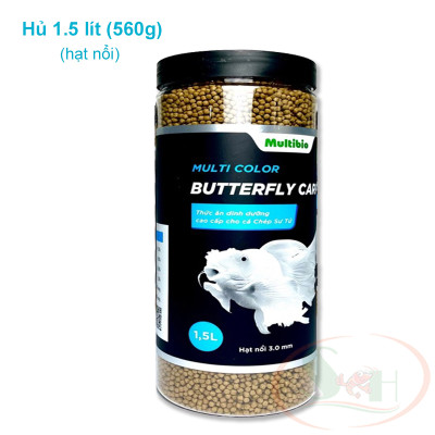 Thức ăn cá Multi Color Butterfly Carp đạm dinh dưỡng chép sư tử lên màu cá cảnh