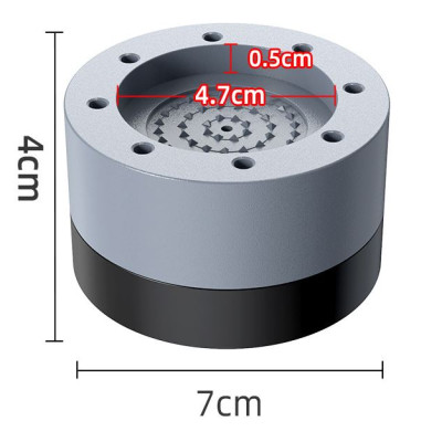 Set 4 cái chân đế cao su đặc chống rung lắc, va đập, trơn trượt cho máy giặt, tủ lạnh, bàn ghế, thiết bị điện Morado- Hàng chính hãng