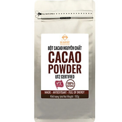 Bột Cacao Nguyên Chất DK Harvest - Chuẩn ISO22000:2018, 11-13% Bơ Cacao | Đậm Vị, Giàu Chất