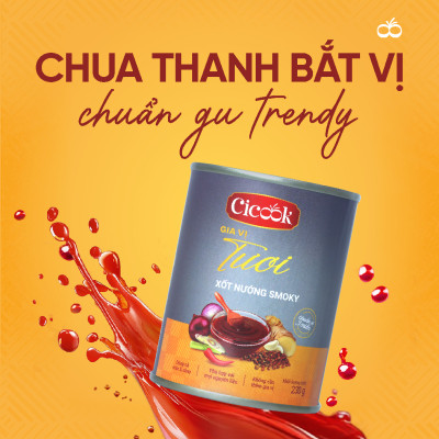 [SET THẢNH THƠI] 3 Lon Xốt Lẩu Chua Cay 370G + Xốt Nướng Mắc Khén 230G + 2 Gói Bột Ướp Nướng 10G*2