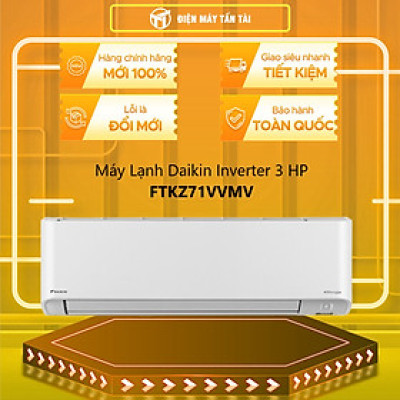Máy lạnh Daikin Inverter 3.0 HP FTKZ71VVMV - Hàng chính hãng (Chỉ giao HCM)