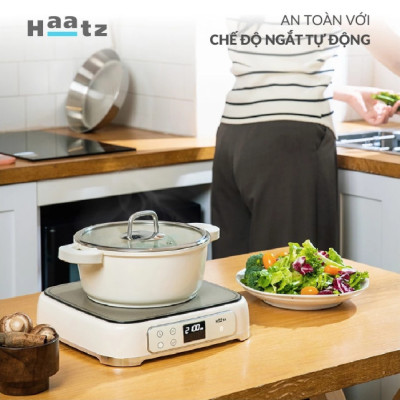 Bếp Từ Đơn Haatz CIM260 Màn Hình Led, 2100W Mặt Kính Ceramic, 9 Mức Nhiệt, Hẹn Giờ - Hàng Chính Hãng