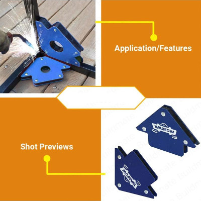 KE GÓC NAM CHÂM 3" WMC1603 WADFOW - HÀNG CHÍNH HÃNG