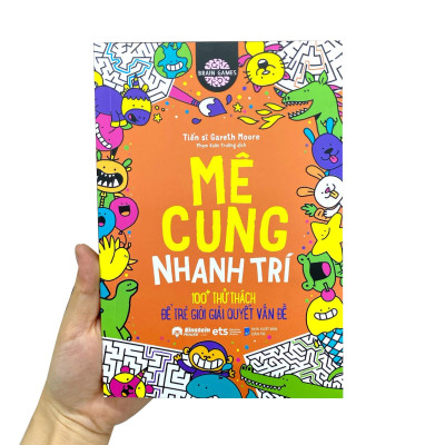 Sách - Brain Games - Mê Cung Nhanh Trí - 100+ Thử Thách Để Trẻ Giỏi Giải Quyết Vấn Đề