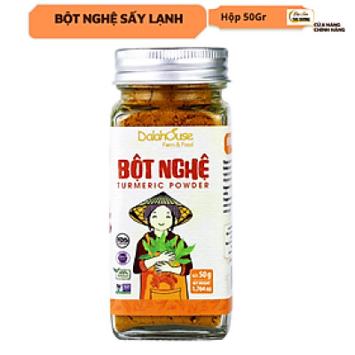 Nghệ bột hữu cơ Dalahouse - Bộtnghệ nếp nguyên chất sấy lạnh - Trải nghiệm cảm giác đơn giản trong bếp với các món ăn cầu kỳ