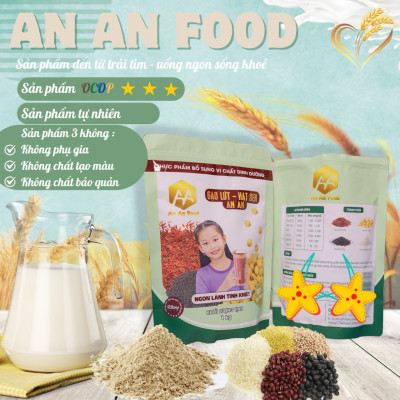 Deal giá tốt . Bột gạo lứt-hạt sen - mè đen ( bột gạo lứt ANAN ) thay thế bửa ăn , chăm sóc sưc khỏe , xương khớp , ngủ ngon ,food ,