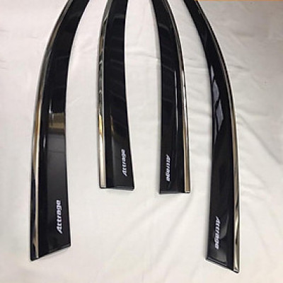 Vè che mưa xe Attrage 2016-2022 chỉ inox cao cấp