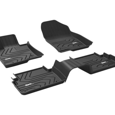 Thảm lót sàn xe ô tô MAZDA CX5 2012- đến nay Nhãn hiệu Macsim 3W chất liệu nhựa TPE đúc khuôn cao cấp - màu đen