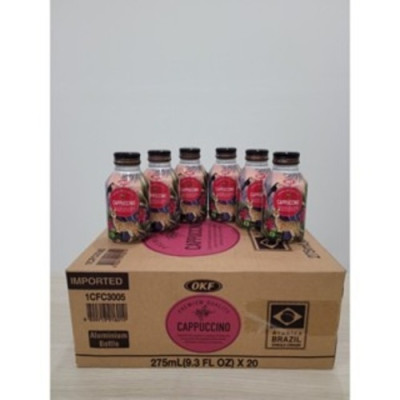 Cà phê Cappuccino OKF Hàn Quốc 275ML x 6 chai Brazil Arabica Beans