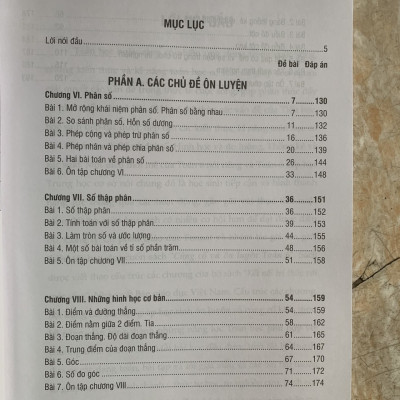 Củng cố và ôn luyện Toán 6 Tập 2