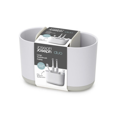 Hộp đựng bàn chải đánh răng tự khô kháng khuẩn tiện dụng Joseph Joseph Duo Large (Màu trắng) - 006186