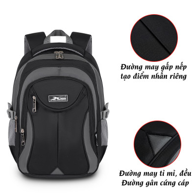 Balo Laptop Thời Trang Cao Cấp Xbags Xb 2002, Chống Sốc Tốt Nhiều Ngăn Tích Hợp Đựng Laptop 15.6inch  