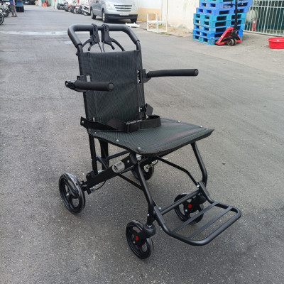 Xe Lăn Du Lịch Sắt Sơn Bánh Nhỏ Lucass X-195L