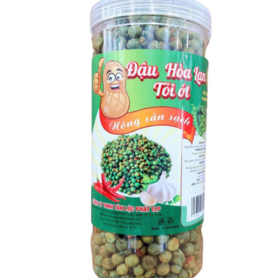 ĐẬU HÀ LAN RANG TỎI ỚT TÂN LỘC PHÁT HŨ 500G [ MẪU MỚI ]
