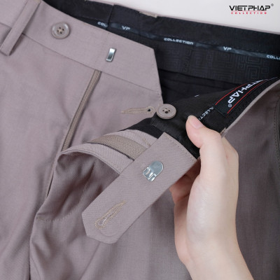 Quần Tây Nam VIỆT PHÁP Form Classic Không Ly Chất liệu Cao Cấp Chống Nhăn, Độ Bền Cao 2347