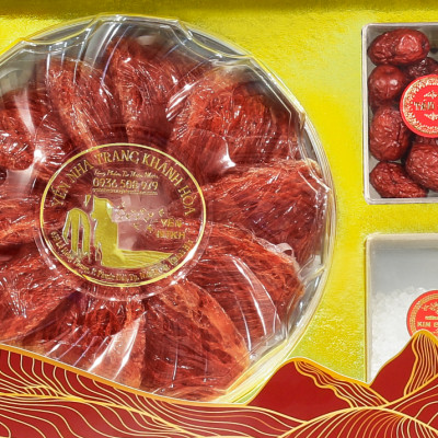 Hộp Quà Tổ Yến Sào Yến Hồng Huyết 100g Yến Nha Trang Khánh Hòa