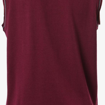 Áo len gile Aligro màu nâu đỏ ALENGL015