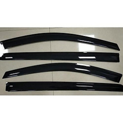 Bộ vè che mưa đen dành cho xe Kia RIO sedan chất liệu DÀY và BỀN