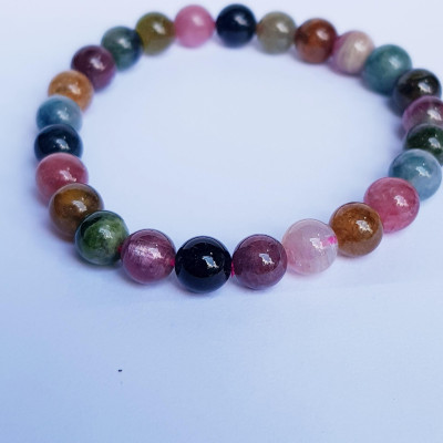 Chuỗi Đá Tourmaline Cầu Vồng