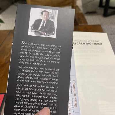 KHÔNG BAO GIỜ LÀ THẤT BẠI! TẤT CẢ LÀ THỬ THÁCH - Chung Ju – yung - First News – bìa mềm