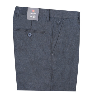 Quần tây nam không ly Khatoco Q1M478R0-INDA313-2503-0-XÁM LÔNG CHUỘT