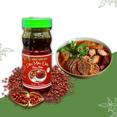 Combo 6 Hủ Dầu Màu Điều 100ml Thương Hiệu Thiên Thiên Food Gia vị Tạo Màu Cho Món Ăn