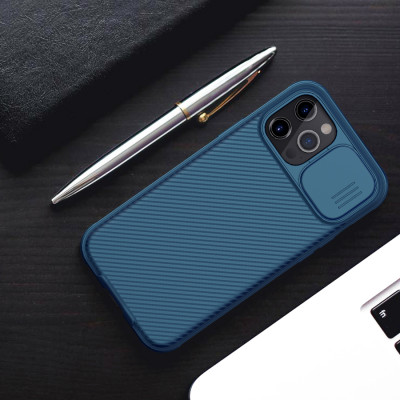 Ốp Nillkin bảo vệ Camera cho iPhone 12 Mini / 12 / 12 Pro / 12 Pro Max Nillkin Camshield nắp đậy bảo vệ Camera - Hàng nhập khẩu