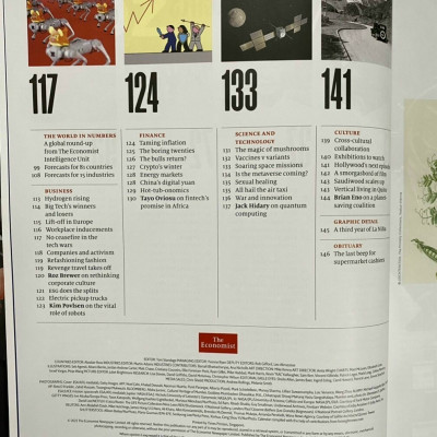 Tạp chí tiếng Anh: The World Ahead 2023 - nhập khẩu từ Singapore, ấn bản 1 năm 1 lần của The Economist