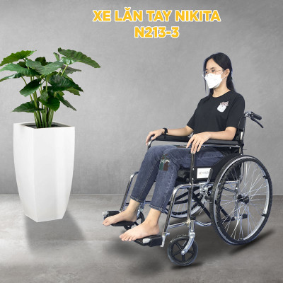 Xe lăn tay cơ bản cho người già, Nhiều mẫu lựa chọn - Hàng chính hãng NIKITA