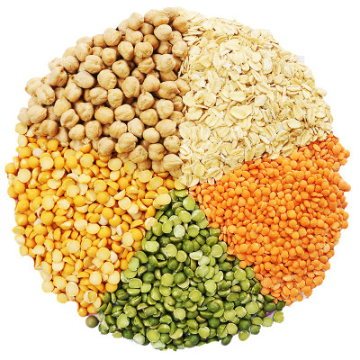 Bột ngũ cốc dinh dưỡng SKX hộp 500g (gồm bột đậu gà - lăng đỏ - hà lan vàng - hà lan xanh - yến mạch)