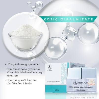 Kem Dưỡng Trắng Ngừa Nám MELANIN WHITE SKIN KN Beauty 10G