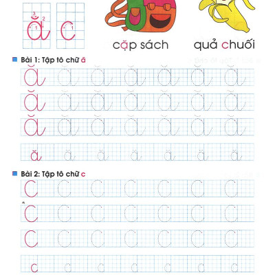 Tủ Sách Bé Vào Lớp Một - Tập Tô Chữ Mẫu Giáo