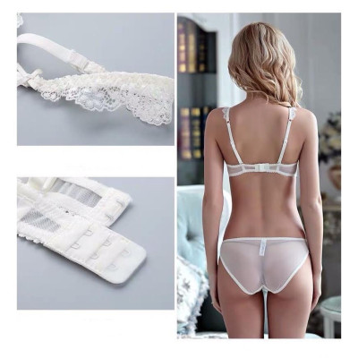 Bộ Đồ Lót Ren Siêu Mỏng Có Gọng Không Đệm