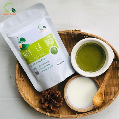 Bột Lá Sen Quảng Thanh Gói 100 gr - 100% Nguyên Chất Sấy Lạnh - Ngủ ngon, giảm mỡ máu, giảm cân