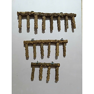 1 THANG 1 BÊN (FULL GỖ GẠO) DÙNG LẮP BÊN LỒNG CHIM CHO CHIM VẸT ĐỨNG SIÊU CỨNG CÁP