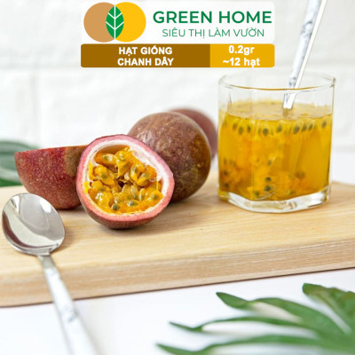 Hạt Giống Chanh dây Greenhome, Gói 0,2g~12 hạt, Dễ Trồng Quanh Năm,Thu Hoạch Nhanh, Năng Suất Cao T21